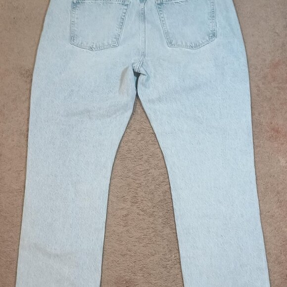 Topshop Edition Womens Jeans Size 14 W36 L34 Vintage Wash High Waist Straight Bu - Picture 8 of 8